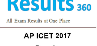 AP ICET Result 2017 Declared Name Wise-Andhra Pradesh ICET 2017 DECLARED
